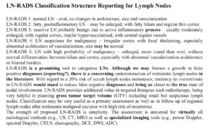 Lymph Node Reporting and Data System (LN-RADS) – Lymph Node Reporting ...